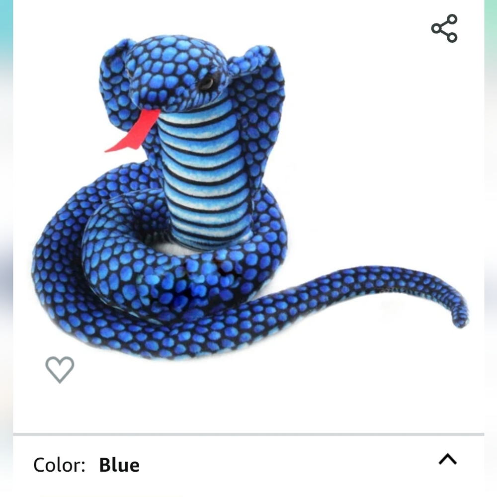 31in toy plush snake
